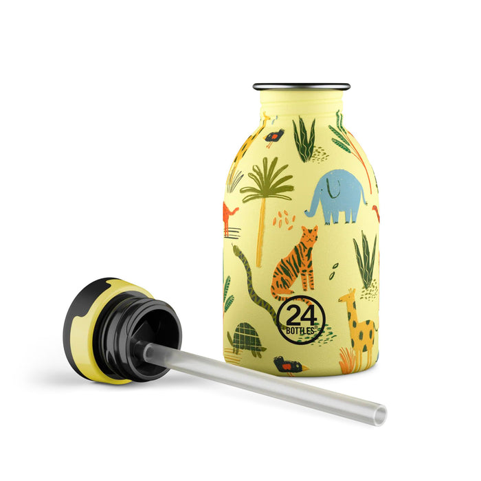 Botella de acero inoxidable 250 ml 24Bottles - Urban Jungle Friends