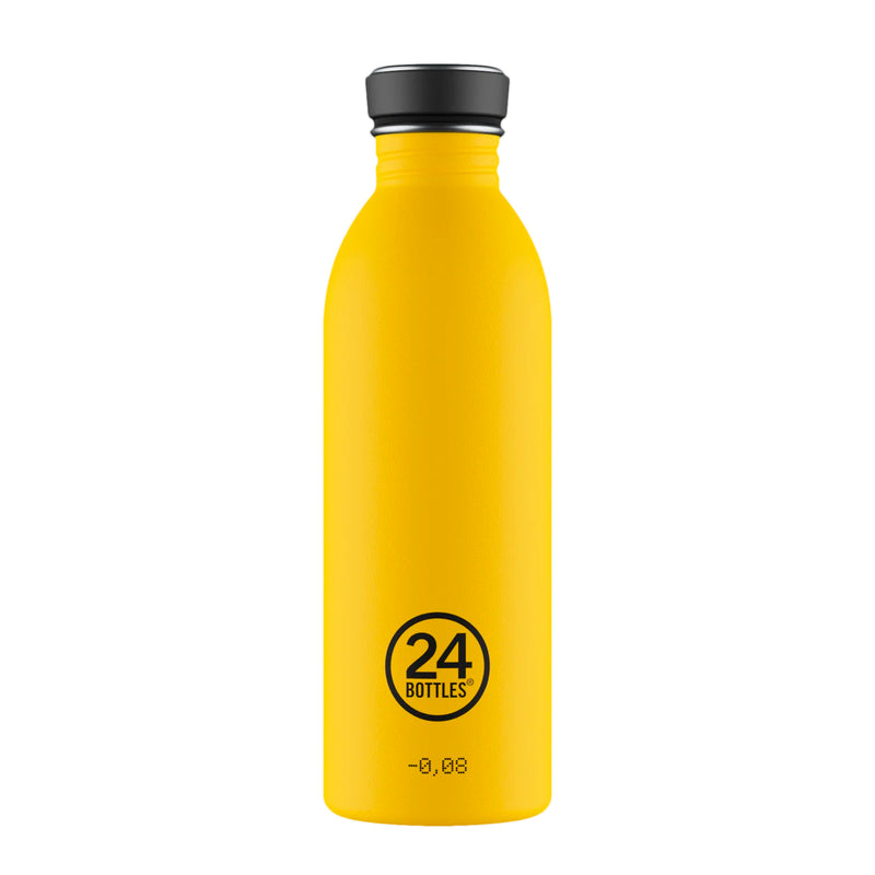 Botella de acero inoxidable 500 ml 24Bottles - Urban Taxi Yellow