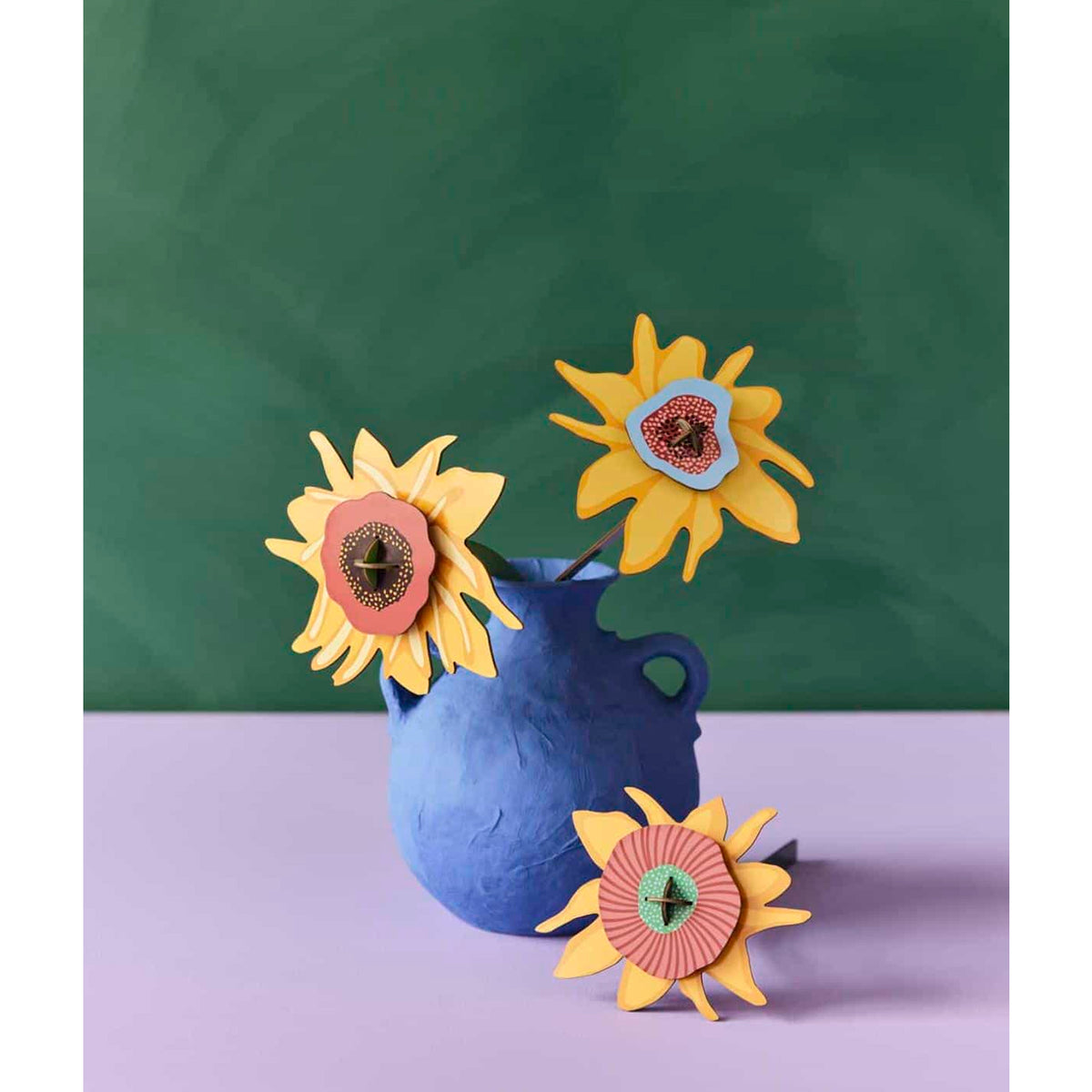 Escultura de papel - Van Gogh Sunflowers