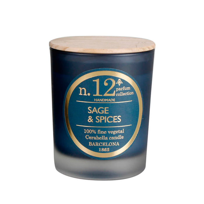Vela vaso Cerabella - Nº12 Salvia y especias