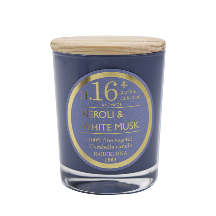 Vela vaso Cerabella - Nº16 Neroli y Almizcle Blanco