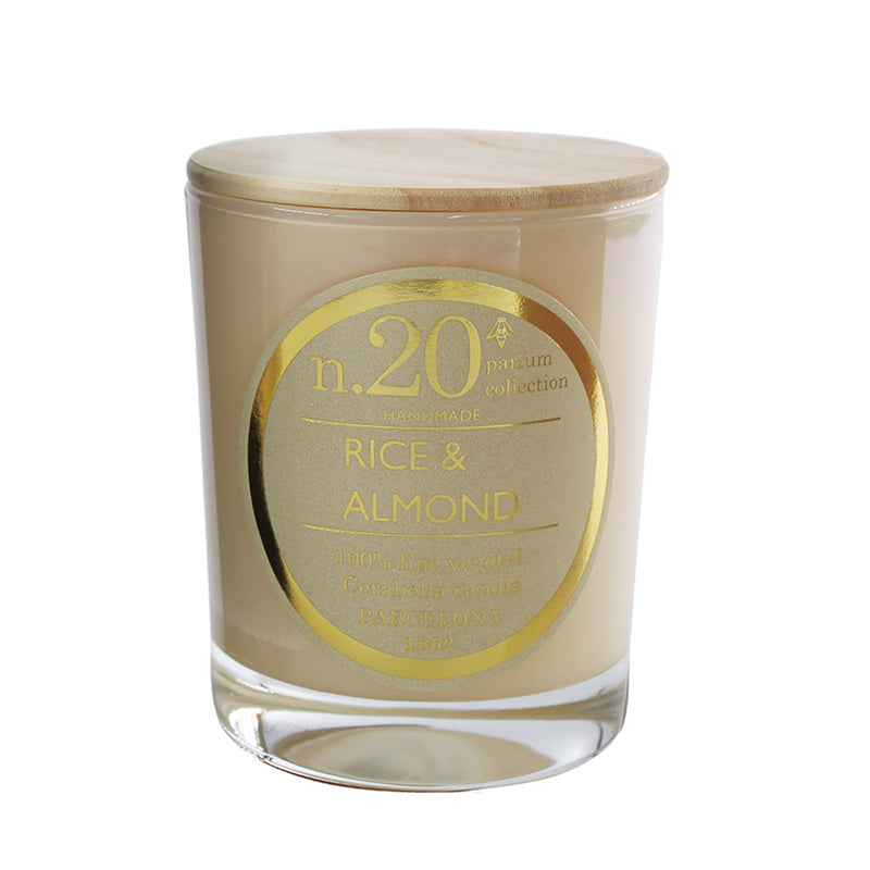 Vela vaso Cerabella - Nº20 Arroz y Almendra