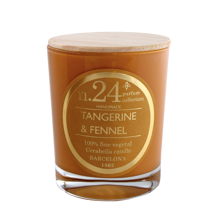 Vela vaso Cerabella - Nº24 Mandarina e Hinojo