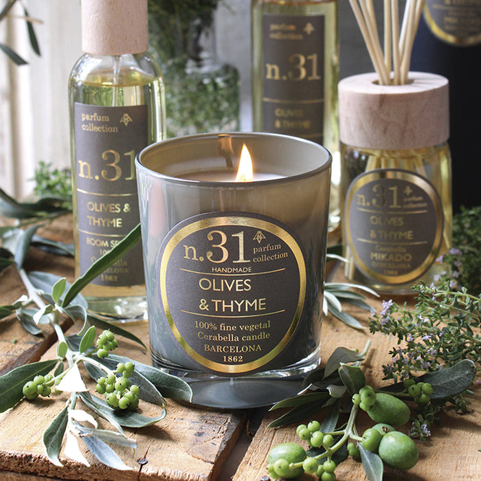 Vela vaso Cerabella - Nº31 Olivos y Tomillo