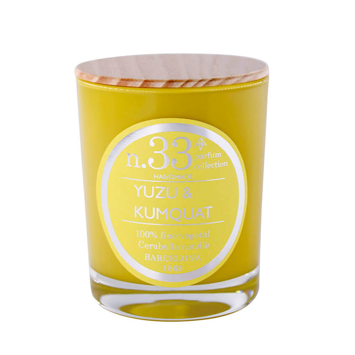 Vela vaso Cerabella - Nº33 Yuzu y Kumquat