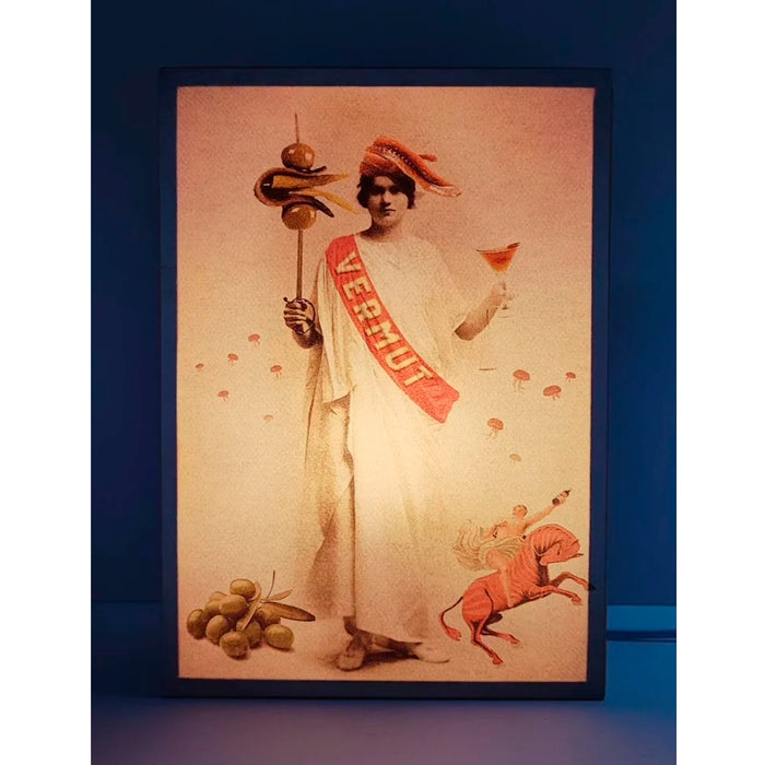 Caja de luz A4 - "Vermut" de El Lucernario