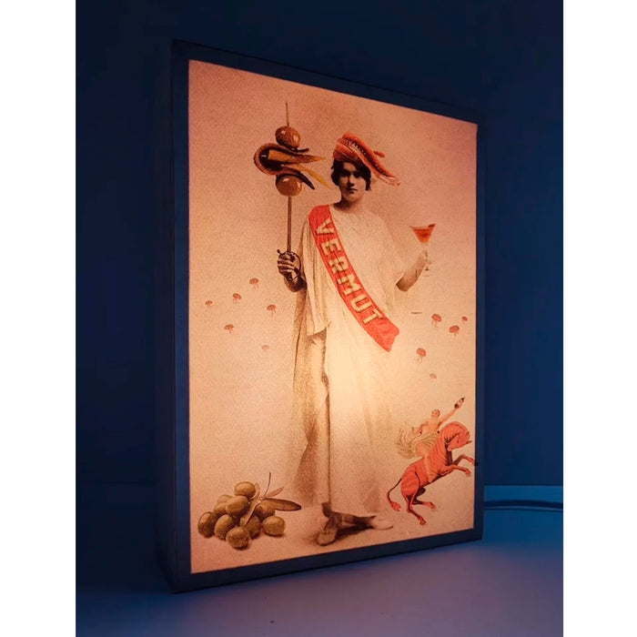 Caja de luz A4 - "Vermut" de El Lucernario