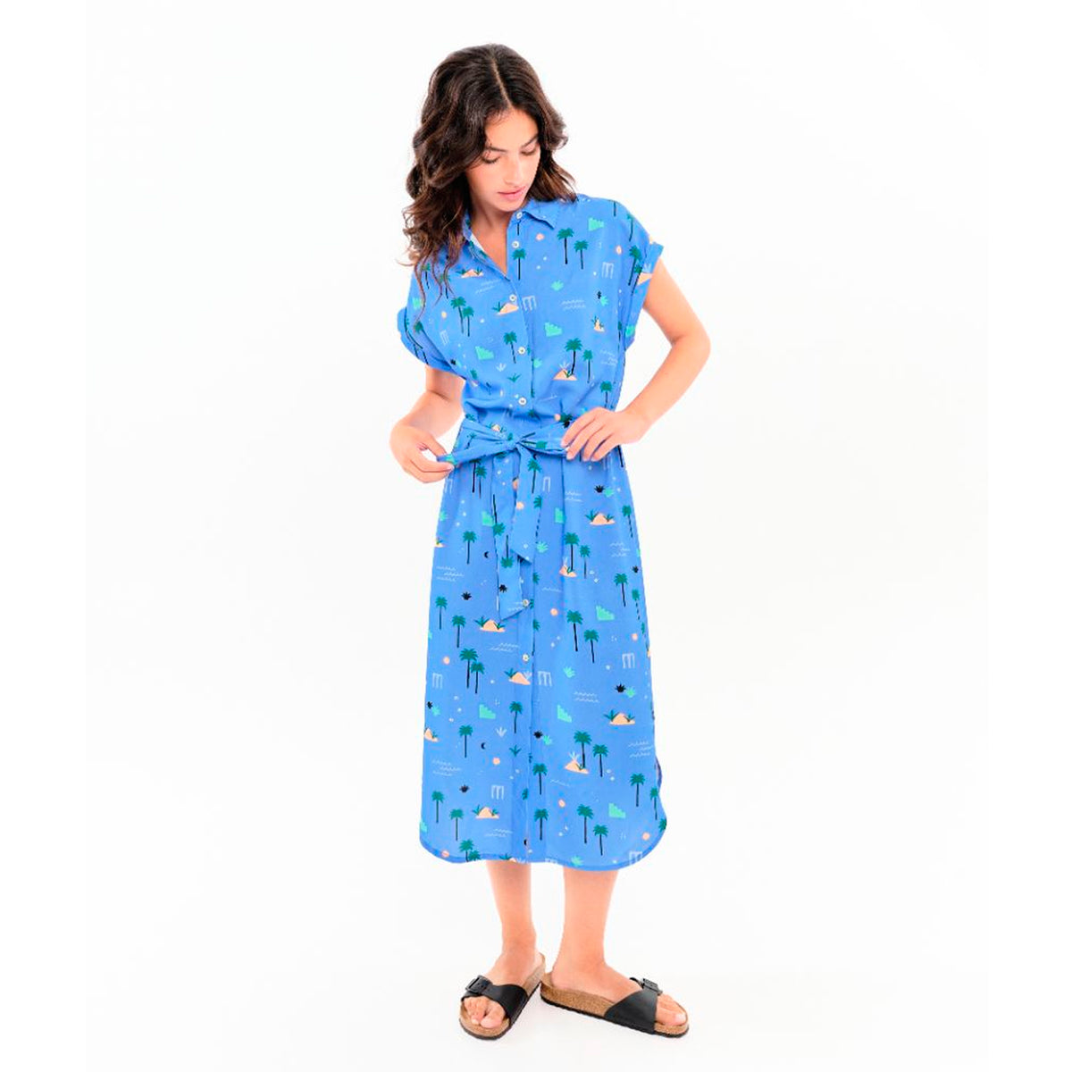 Vestido Béhulah - Alma Azul Celeste
