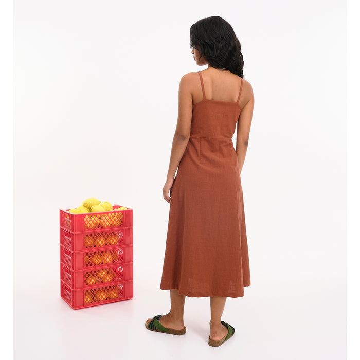 Vestido Béhulah - Ibias Marrón