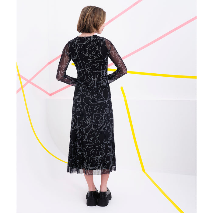 Vestido Béhulah - Lynch Negro