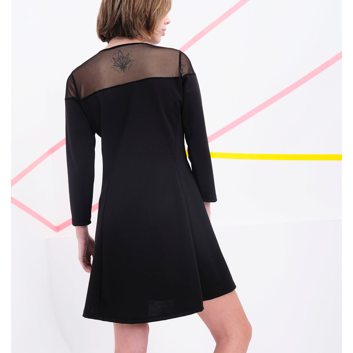 Vestido Béhulah - Miyazaki Negro