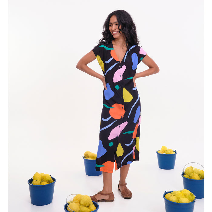 Vestido Béhulah - Musna Negro