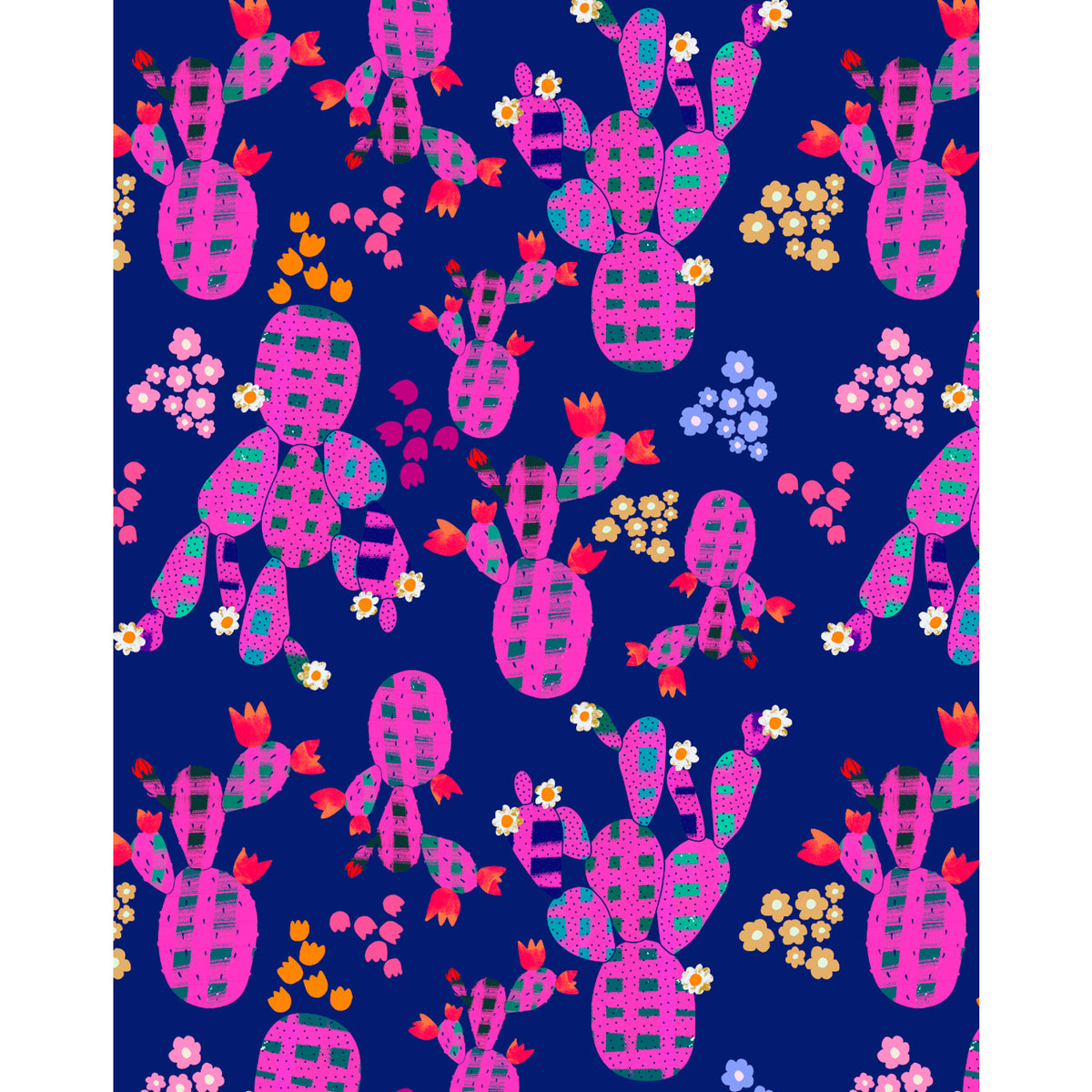 Vestido La Compiano - Sofía Funky Cactus