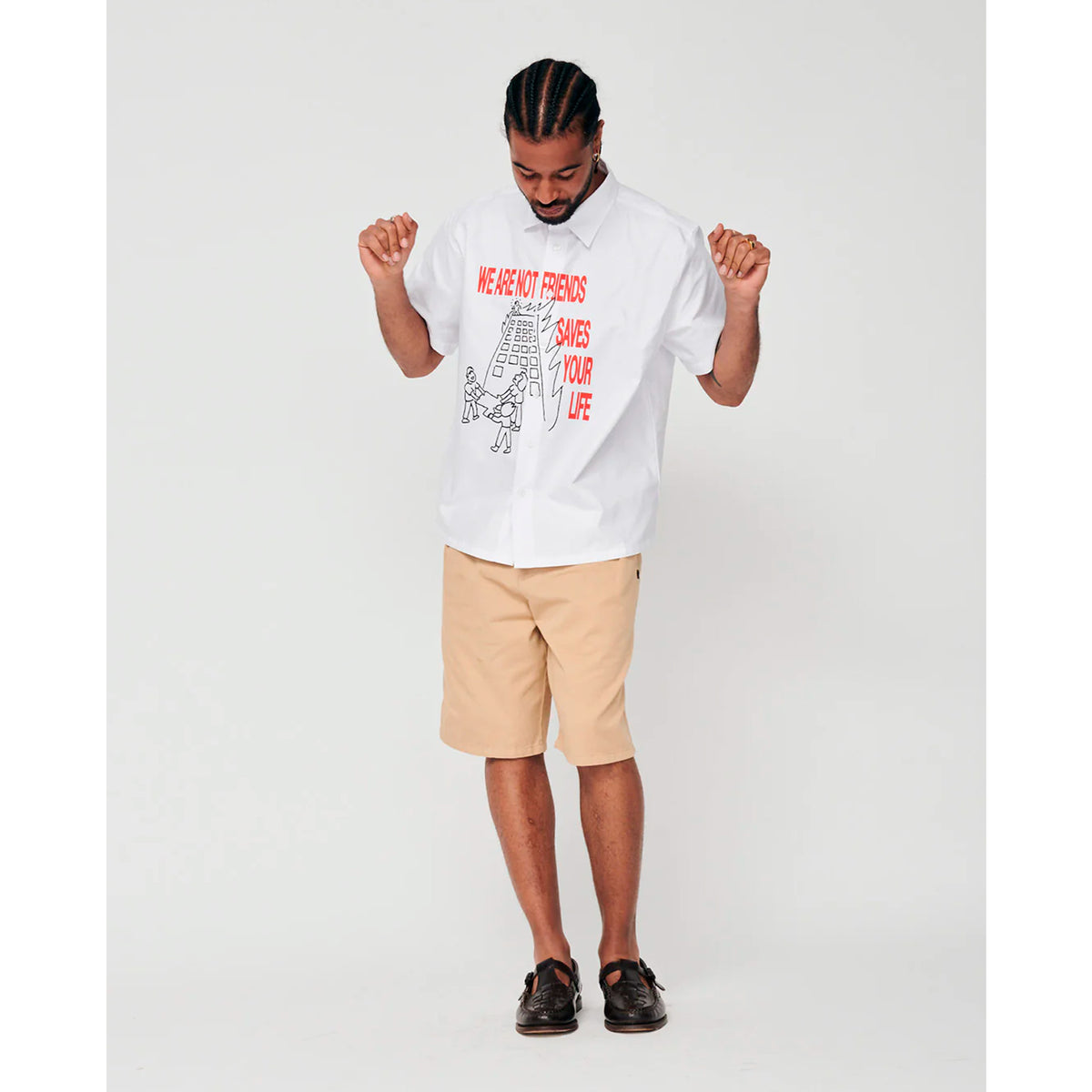 Camisa We Are Not Friends - WANF Saves Your Life