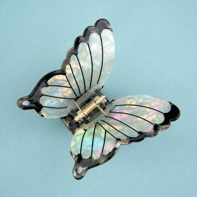 Pinza para el pelo - Mariposa blanca