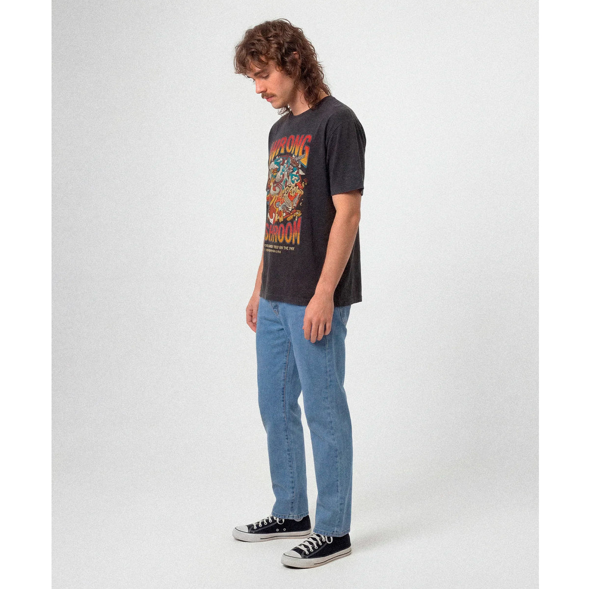 Camiseta Nostalgic Apparel - "Wrong Mushroom" 🍄🐢