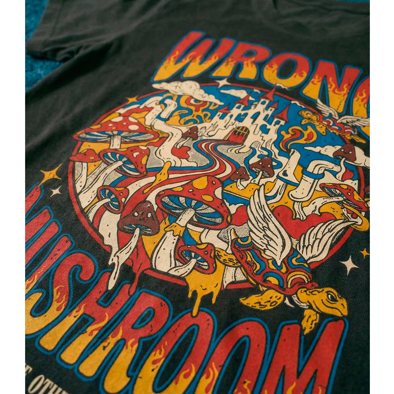 Camiseta Nostalgic Apparel - "Wrong Mushroom" 🍄🐢