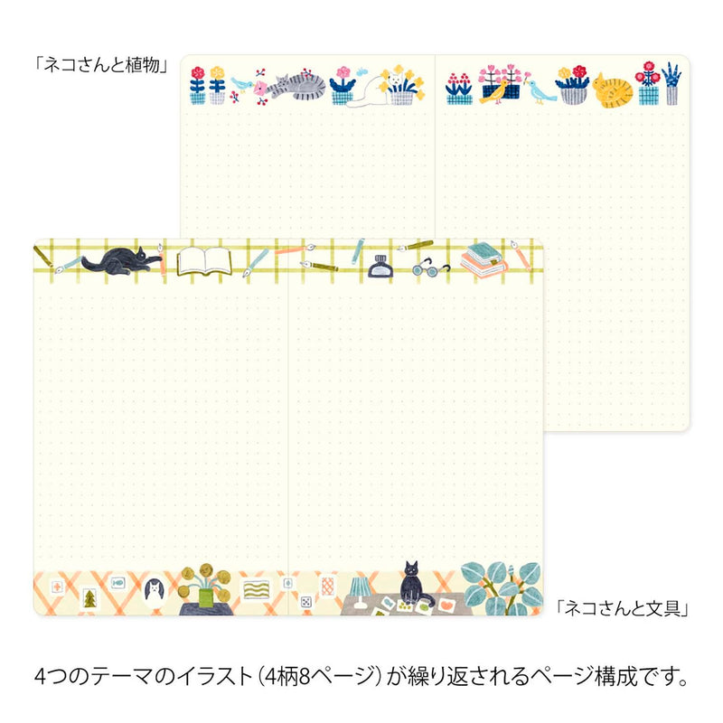 Libreta Midori - Yuru Log Cat 🐱