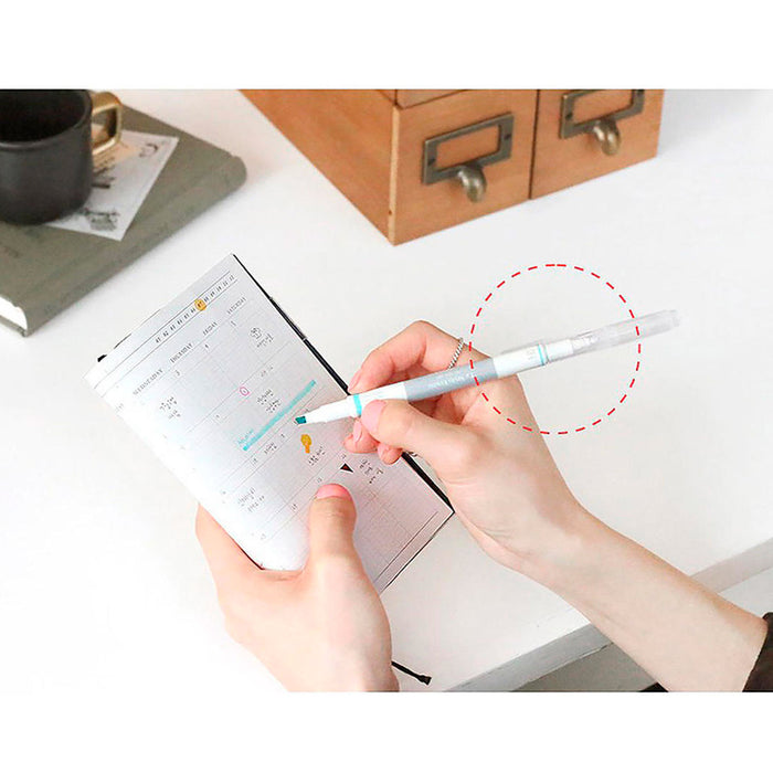 Rotuladores pastel doble punta - Pack de 5