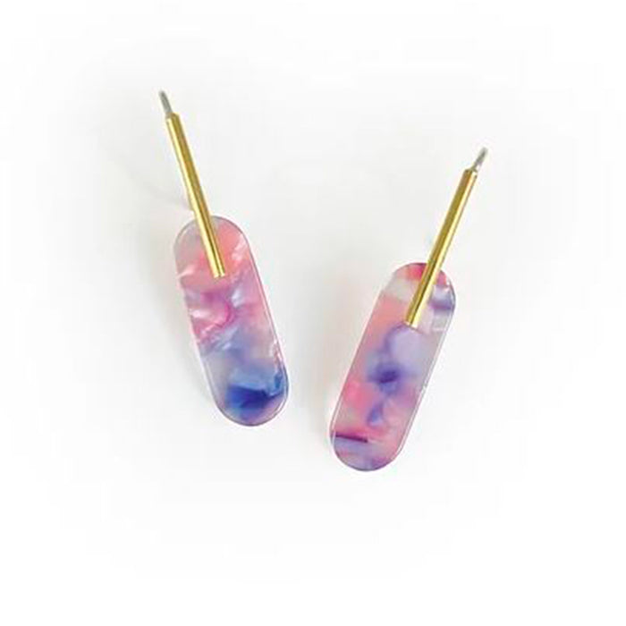 Pendientes Lavs Jewels - Acetate lilac