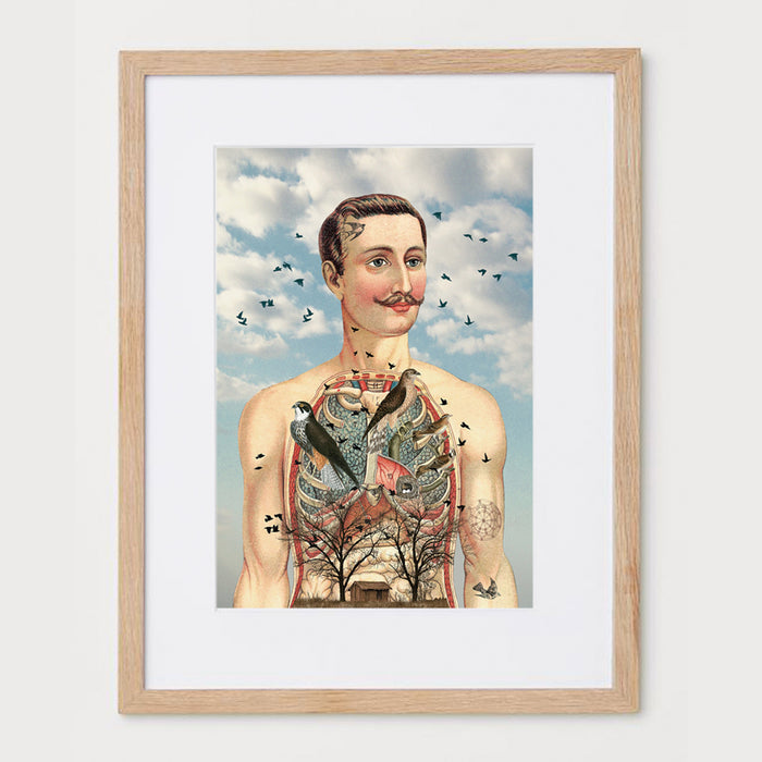 Print 32 x 45 cm - "Atrapa Pájaros"