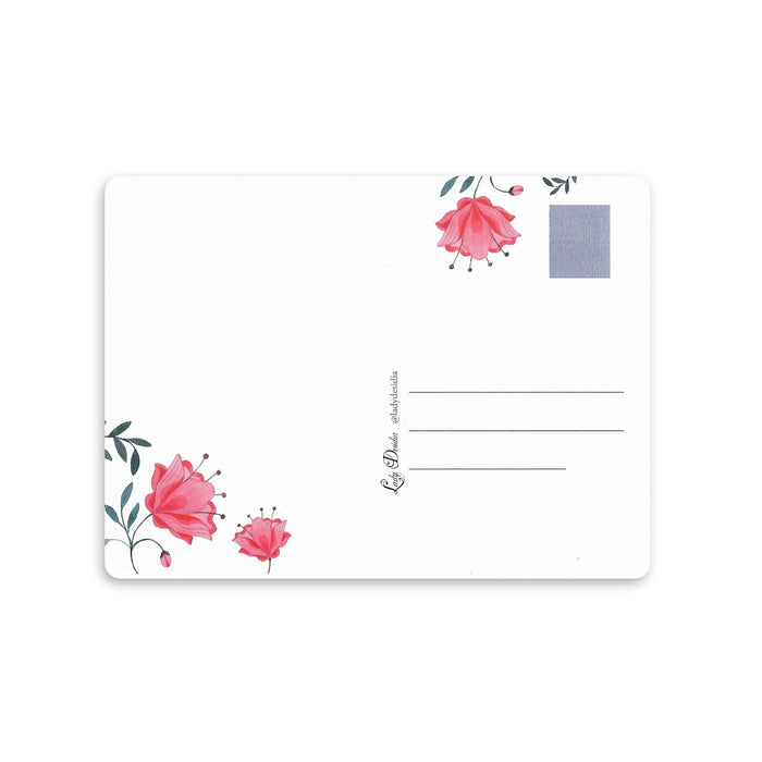 Postal - "Bread and roses" de Lady Desidia