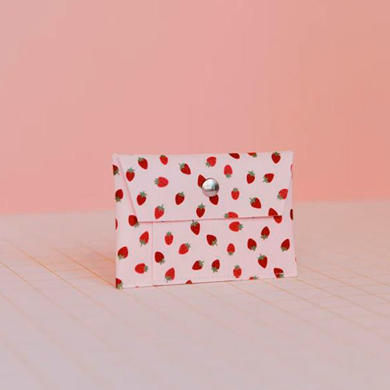 Tarjetero - Fresa Pink