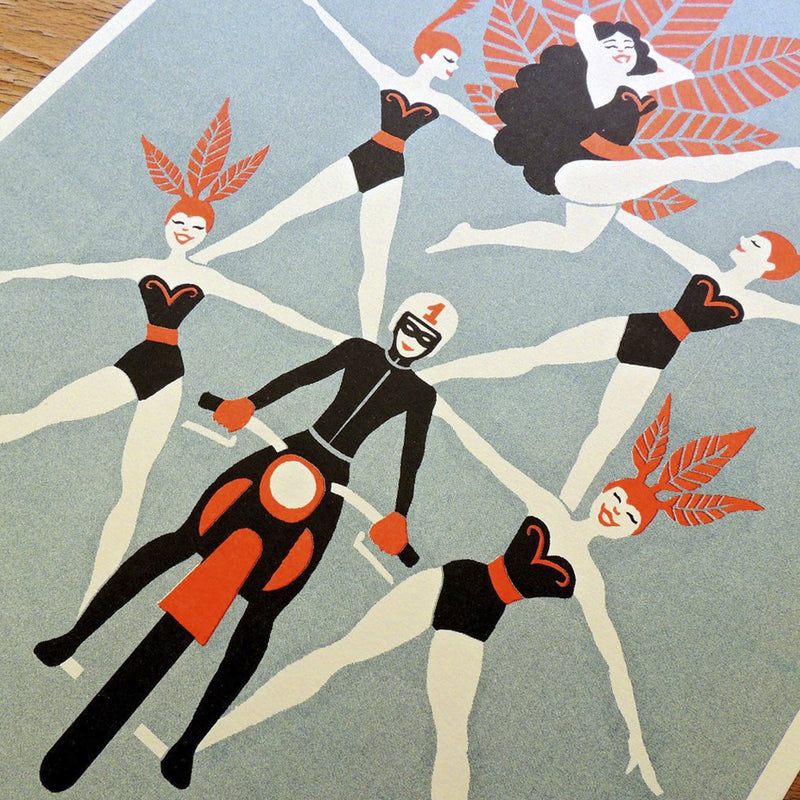Print de El Marqués A3 - "Acrobats Motorbike"