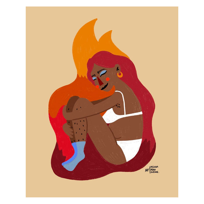 Print de Pesadaperoalegre A4 - "Arde"