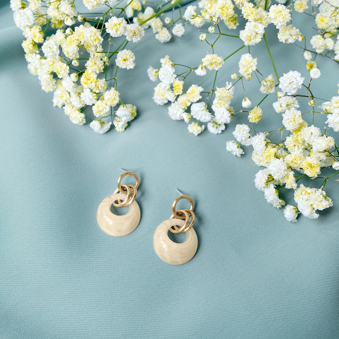 Pendientes Lavs Jewels - Mist Beige