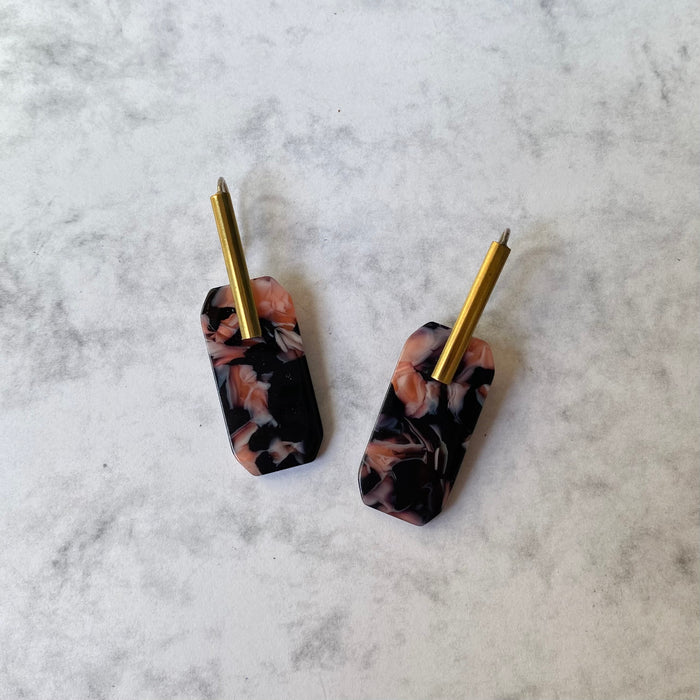 Pendientes Lavs Jewels - Black Large