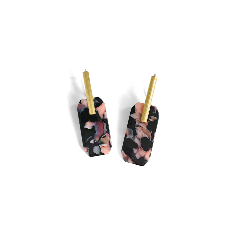 Pendientes Lavs Jewels - Black Large