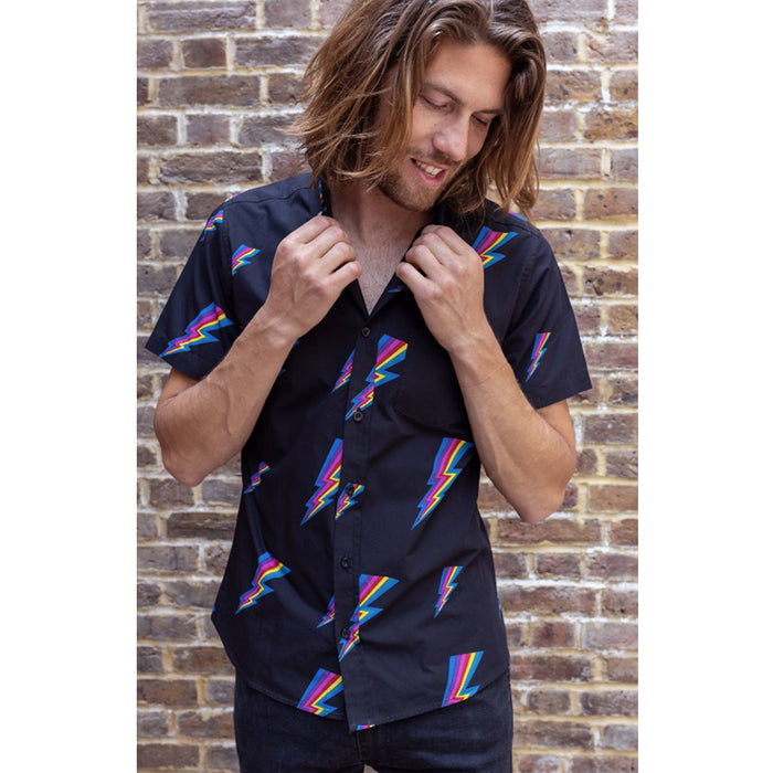 Camisa - Black Lightning Bolt 👨🎤🎸