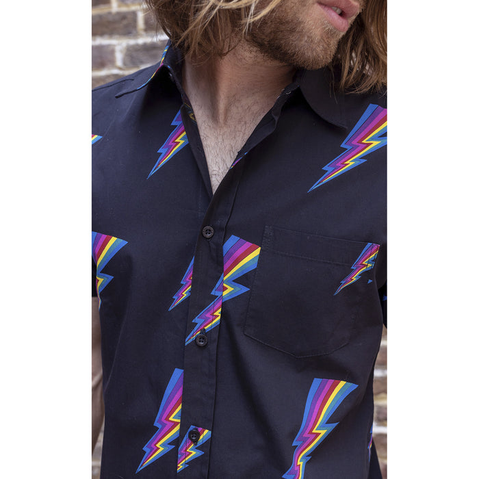 Camisa - Black Lightning Bolt 👨🎤🎸