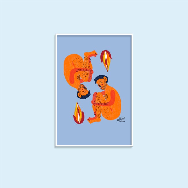 Print de Pesadaperoalegre A4 - "Bola de fuego"