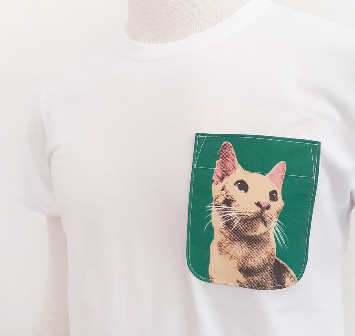 Camiseta - Bolsillo gato