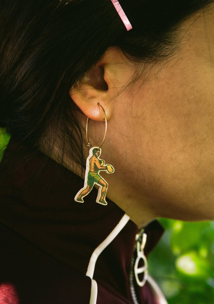 Pendientes de madera Pura Garra - Boxing