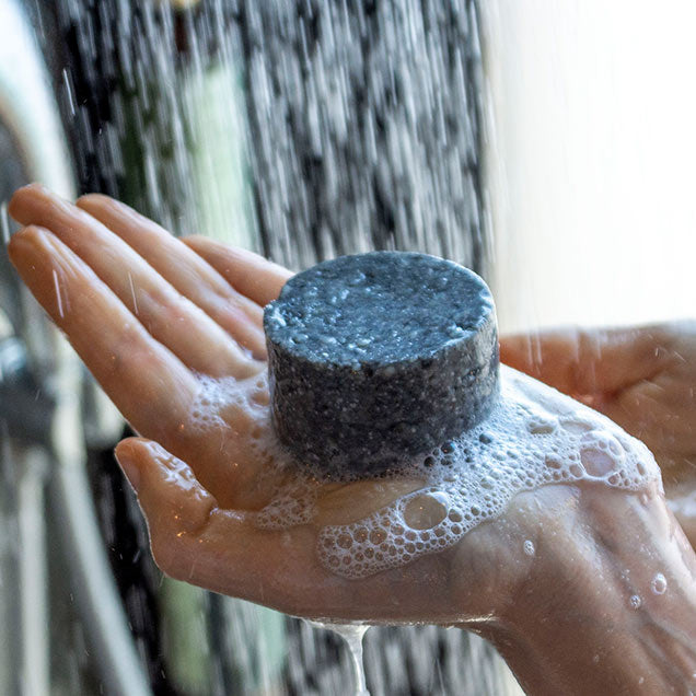 Champú sólido para cabello graso