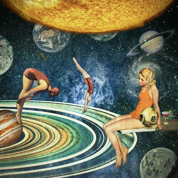 Caja de luz - "Bañistas en Saturno" de El Lucernario