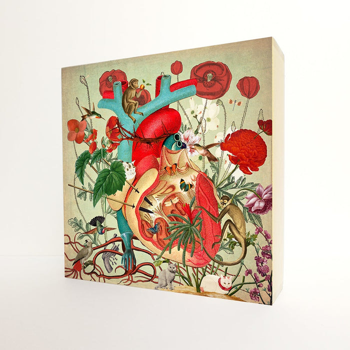 Caja de luz - "Corazón Frida Kahlo" de El Lucernario