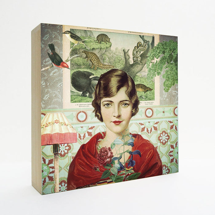 Caja de luz - "Dama de rojo" de El Lucernario