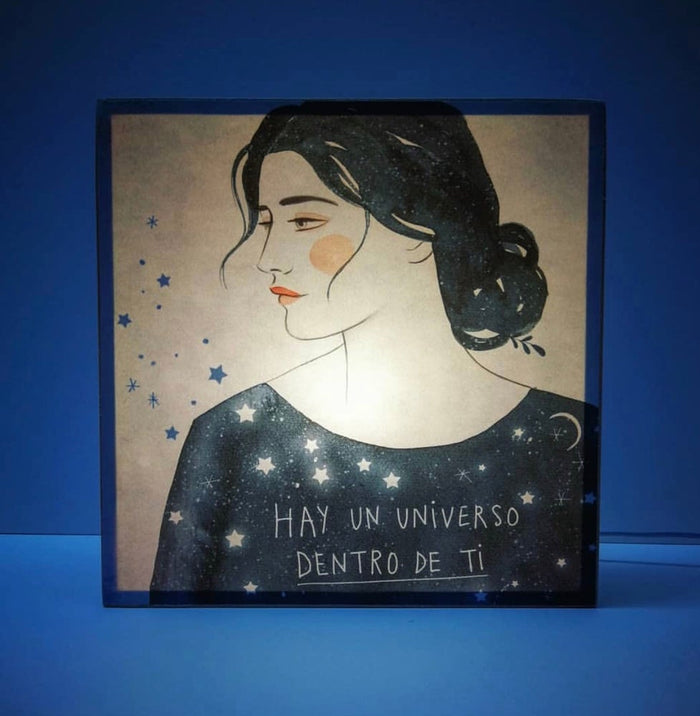 Caja de luz - "Hay un universo dentro de ti" de Lady Desidia