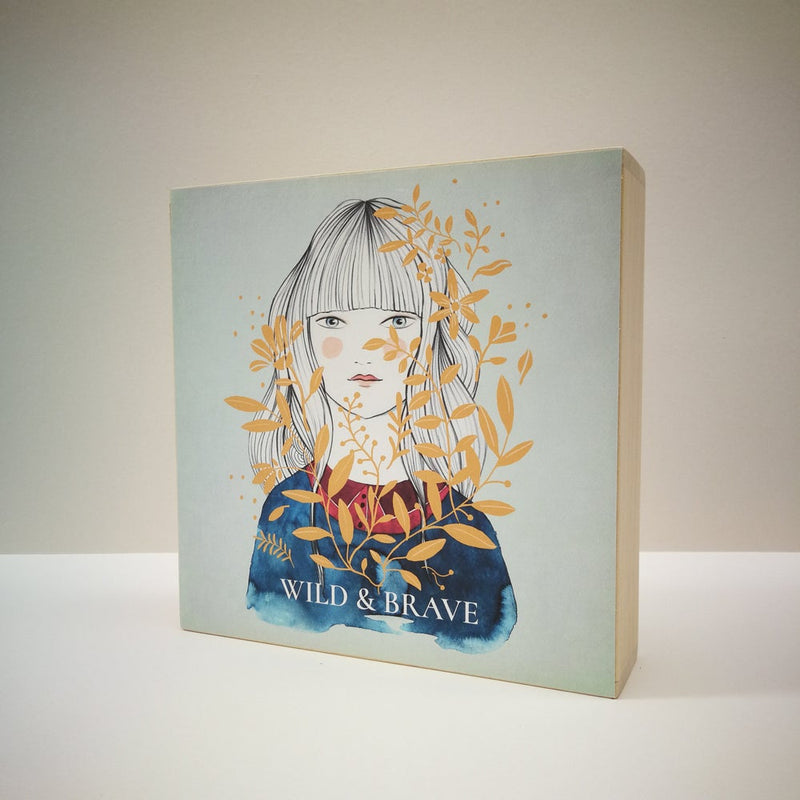 Caja de luz - "Wild & Brave" de Lady Desidia