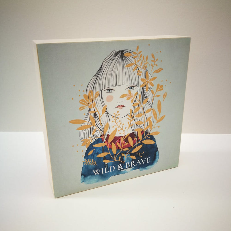 Caja de luz - "Wild & Brave" de Lady Desidia