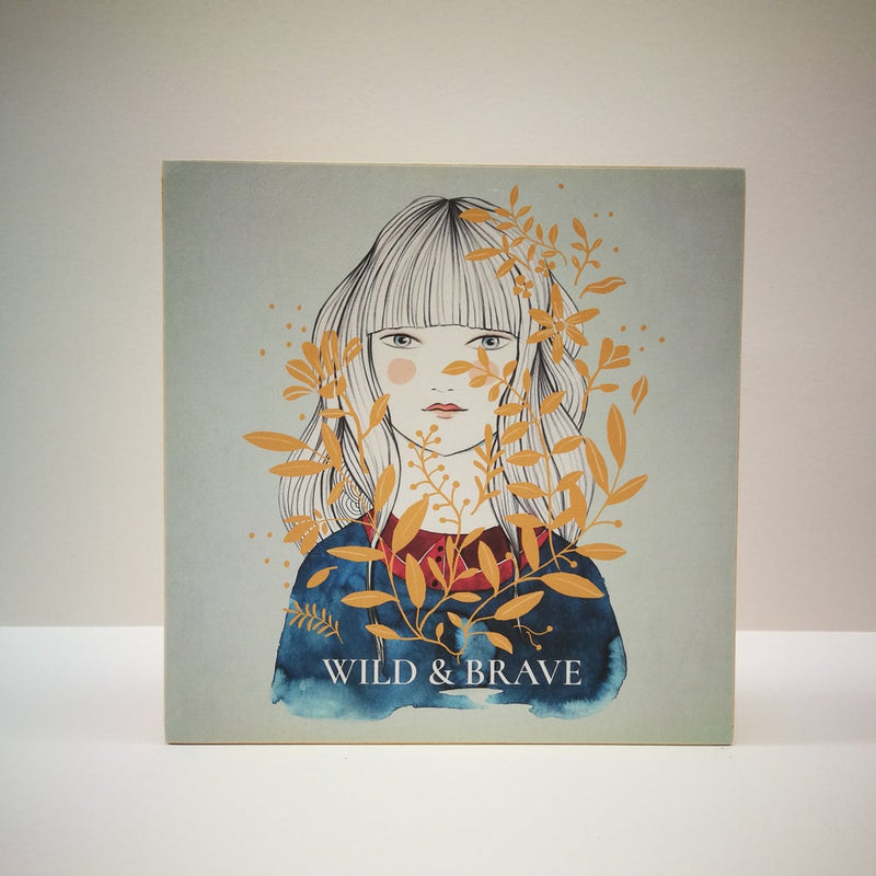 Caja de luz - "Wild & Brave" de Lady Desidia