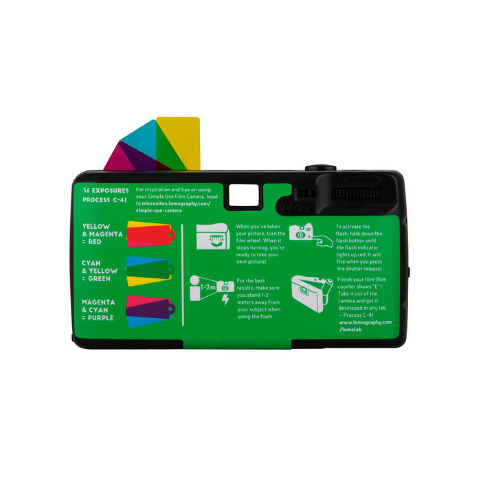 Cámara Simple Use recargable Lomography - Lomochrome Purple