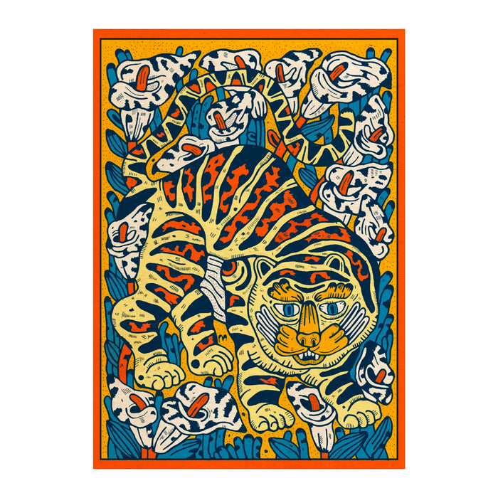 Print de Asís Percales A4 - "Campo de azucenas"