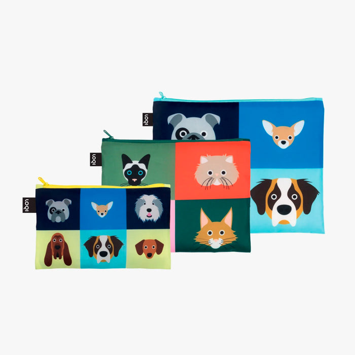 🐶 Bolsitas con cremallera Loqi - Cats and Dogs 🐱