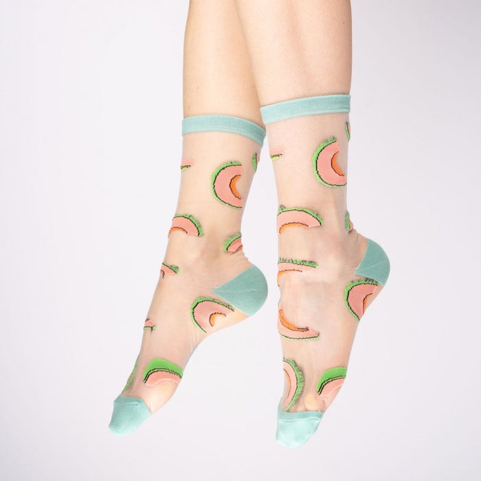 Calcetines transparentes - Melón
