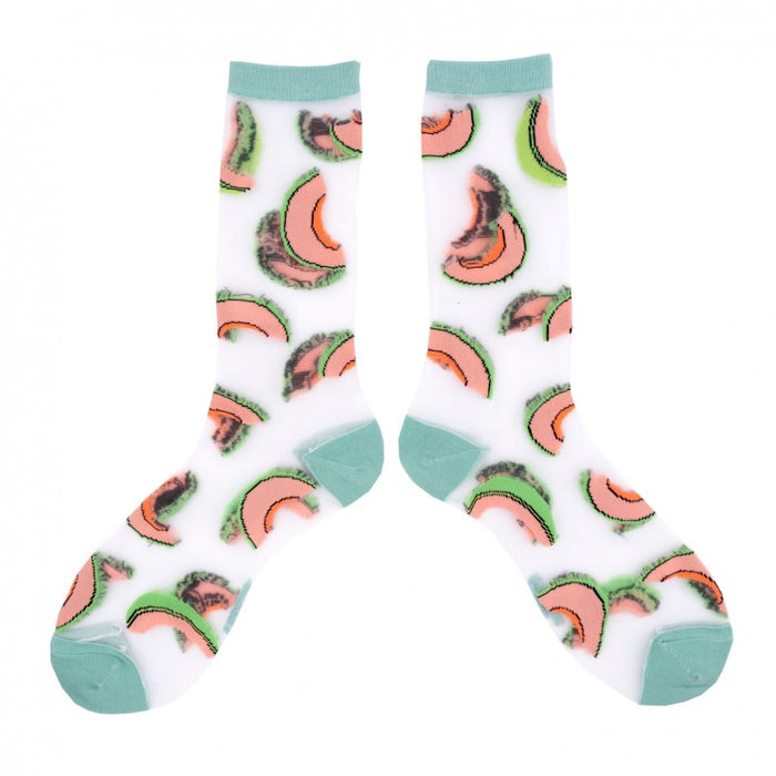 Calcetines transparentes - Melón